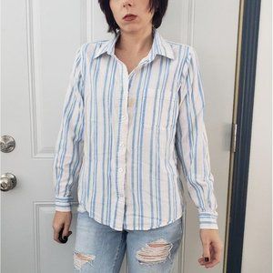 Vintage 90s Striped Button‎ Down
